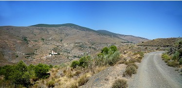 Blick hinunter auf Tices
