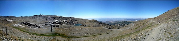 das Skigebiet Sierra Nevada