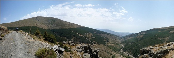 Blick auf den Pa� Puerta de la Ragua