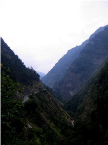 Die Elva-Schlucht