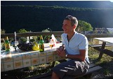 Auf der Sonnenterasse des Posto Tappa
